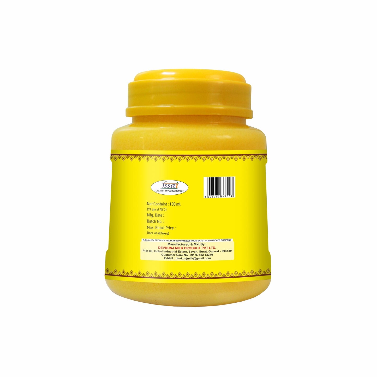 Gold Bansari Premium Pure Cow Ghee-100 ML