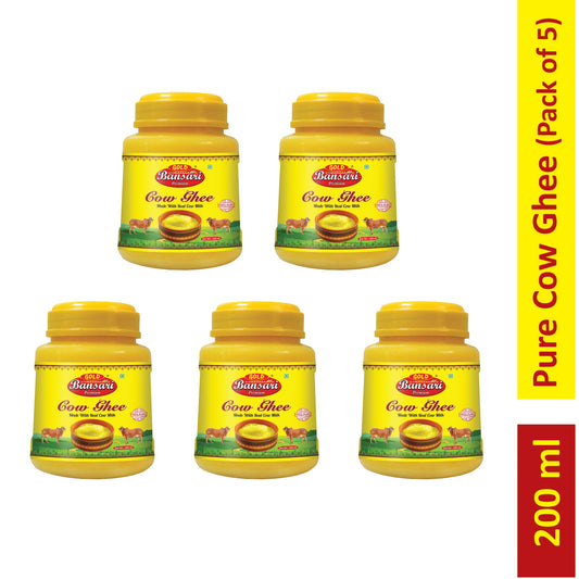 Gold Bansari Premium Pure Cow Ghee-200 ML