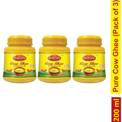 Gold Bansari Premium Pure Cow Ghee-200 ML